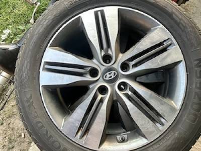 Jante Orig. Hyundai 18" + Senzori TPMS + Anvelope 225 55 R18 DOT 2025