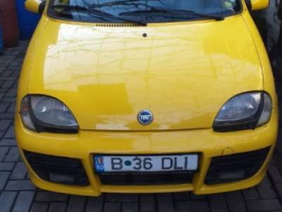 Fiat Seicento,galben,an 2001,1108cm,55 cai putere,Euro3