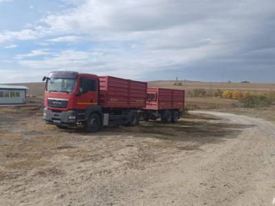 Camion MAN TGS 18.400+ semiremorca (tandem) BASCULARE TRILATERAL