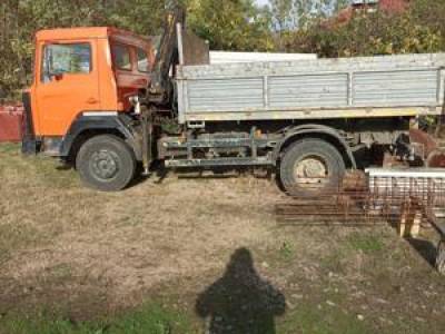 nissan basculabil+macara