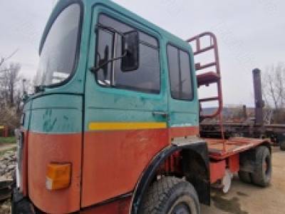 MAN FAS 19.321 tractiune 4x4 reductor cu troliu forestier, remorcă agricola
